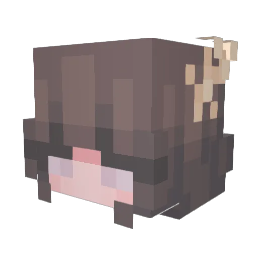 MagicAttic Minecraft avatar head, 3D render