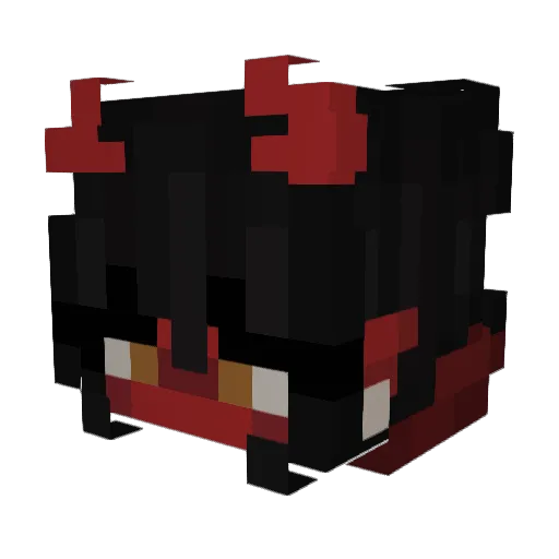 MagicAzu Minecraft avatar head, 3D render