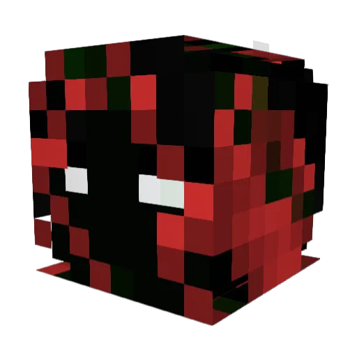 MagicCat55 Minecraft avatar head, 3D render