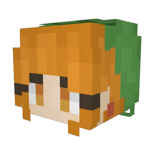 MagicCube1423 Minecraft avatar head, 3D render
