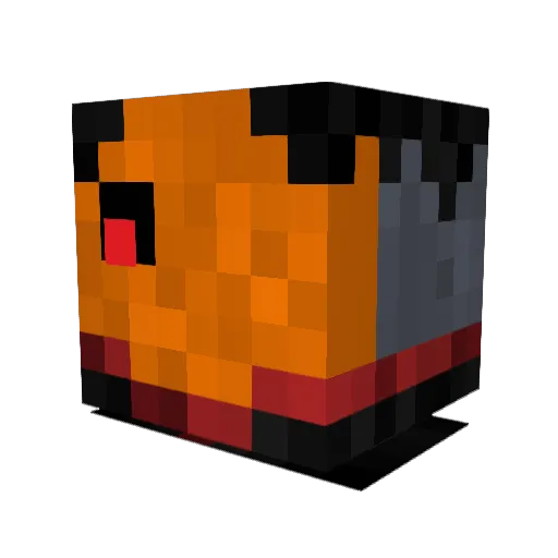 MagicDragon28 Minecraft avatar head, 3D render