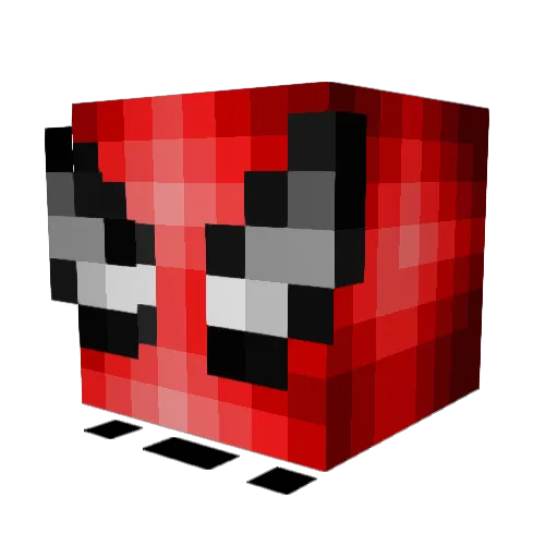 MagicDragonfire Minecraft avatar head, 3D render
