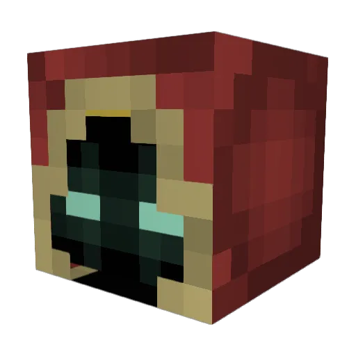 MagicEnder0 Minecraft avatar head, 3D render