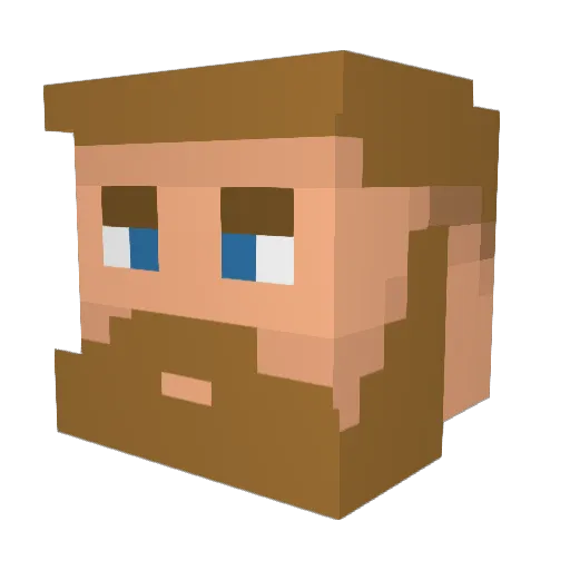 MagicJ5 Minecraft avatar head, 3D render