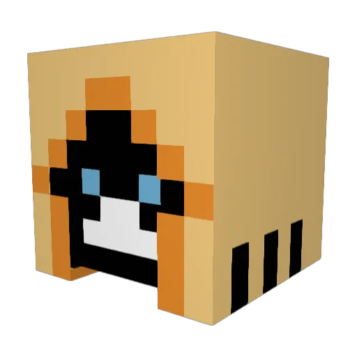 MagicJNM Minecraft avatar head, 3D render