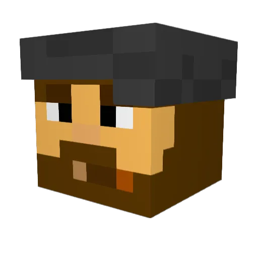 MagicJohnson3232 Minecraft avatar head, 3D render