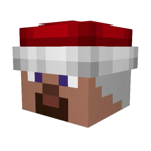 MagicKing2009 Minecraft avatar head, 3D render