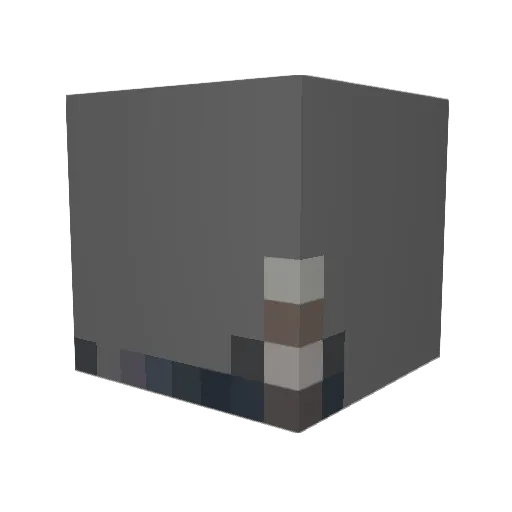 MagicMan14 Minecraft avatar head, 3D render