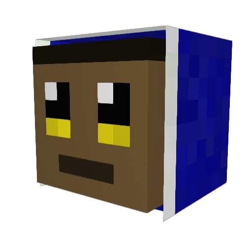 MagicMario99 Minecraft avatar head, 3D render