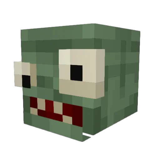 MagicMeteorology Minecraft avatar head, 3D render
