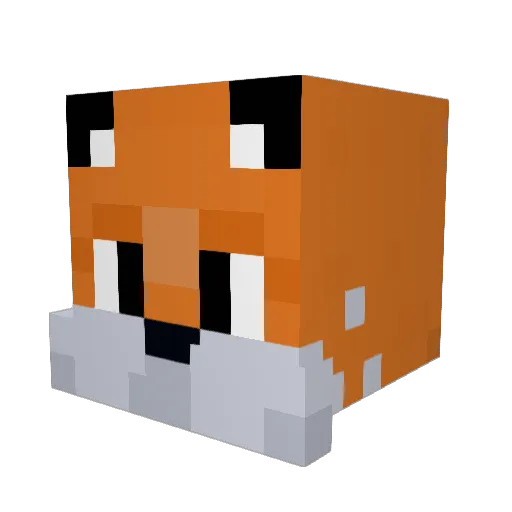 MagicMochi Minecraft avatar head, 3D render