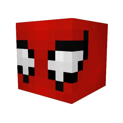 MagicPoma666 Minecraft avatar head, 3D render