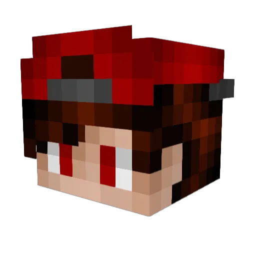 MagicR0D Minecraft avatar head, 3D render