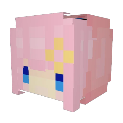 MagicRat555 Minecraft avatar head, 3D render