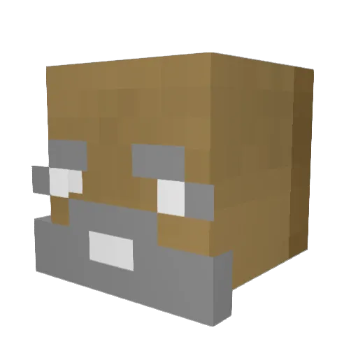 MagicStag Minecraft avatar head, 3D render