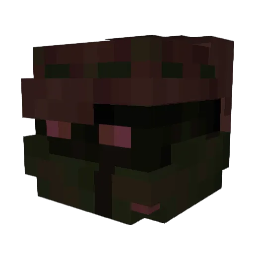 MagicSteam Minecraft avatar head, 3D render