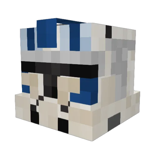 MagicTurtle06 Minecraft avatar head, 3D render