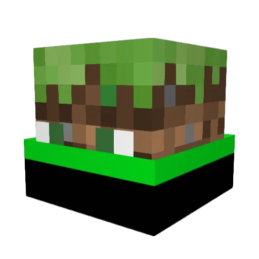 MagicVessel7422 Minecraft avatar head, 3D render