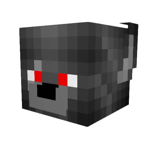 Magic_ChaosWolf Minecraft avatar head, 3D render