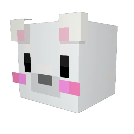 Magic_Critical Minecraft avatar head, 3D render