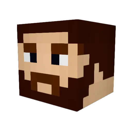 Magic_Dude12 Minecraft avatar head, 3D render