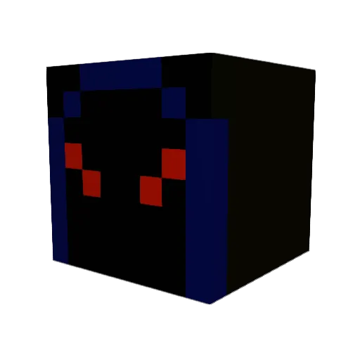 Magic_Elemental Minecraft avatar head, 3D render