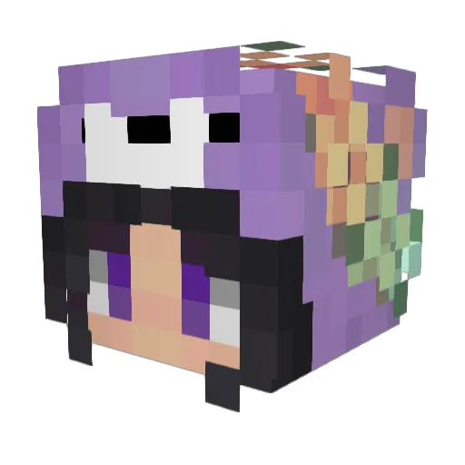 Magic_JJ Minecraft avatar head, 3D render