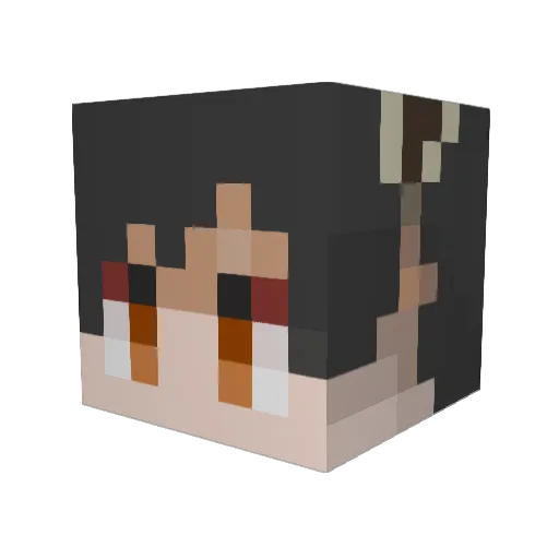 Magic_MK Minecraft avatar head, 3D render