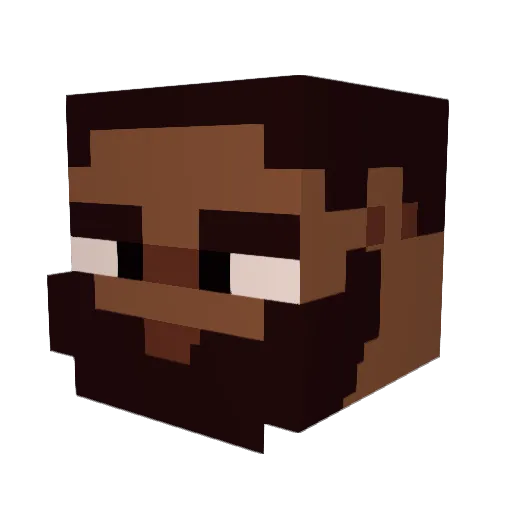 Magic_Sightsss Minecraft avatar head, 3D render