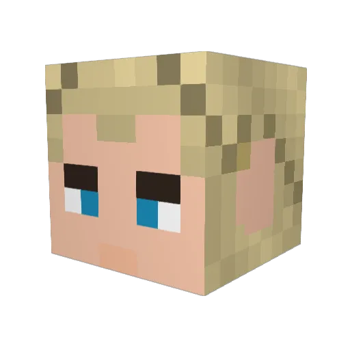 Magic_Smitty Minecraft avatar head, 3D render