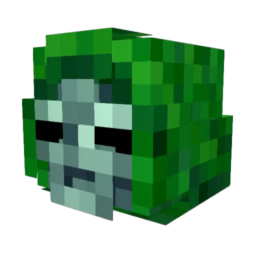 Magic_ZaturN Minecraft avatar head, 3D render