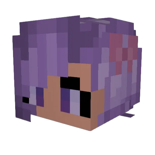 Magical018 Minecraft avatar head, 3D render