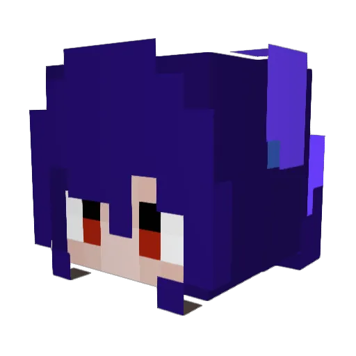 MagicalCat8 Minecraft avatar head, 3D render