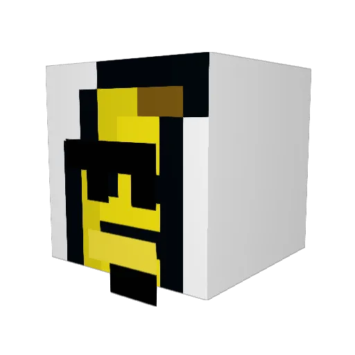 MagicalOOF69 Minecraft avatar head, 3D render