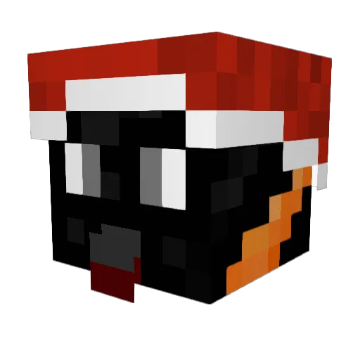 MagicalSnails Minecraft avatar head, 3D render