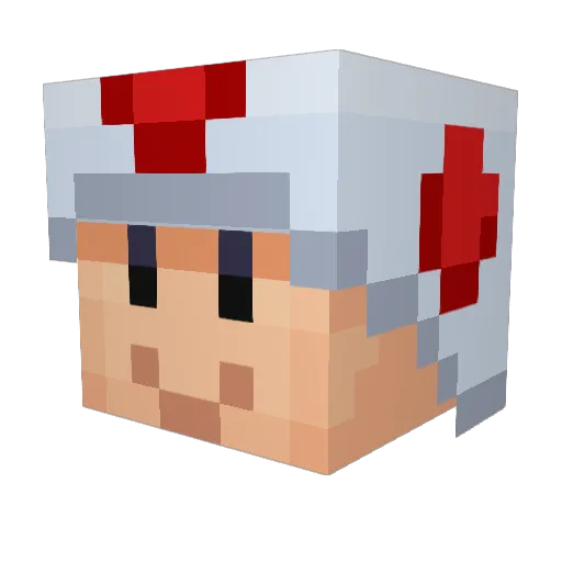 MagicalSpoon997 Minecraft avatar head, 3D render