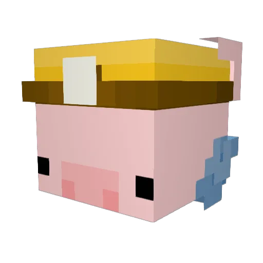 Magical_Boii314 Minecraft avatar head, 3D render