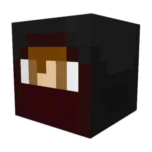 Magical_Gecko Minecraft avatar head, 3D render