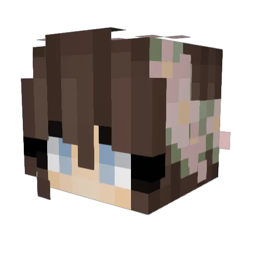 Magicallx Minecraft avatar head, 3D render