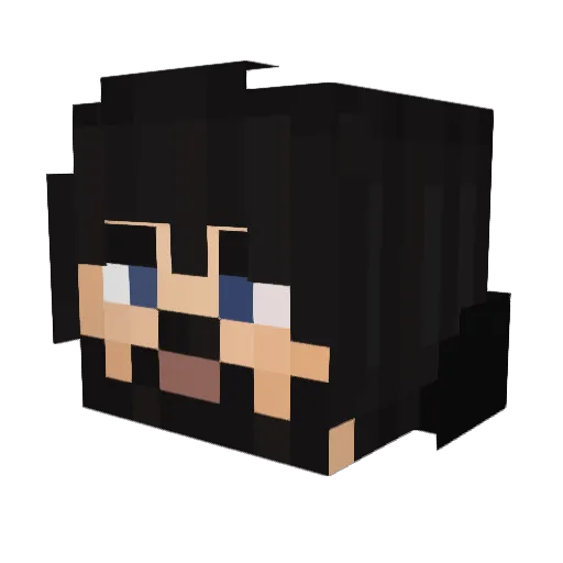 MagicallyMykull Minecraft avatar head, 3D render