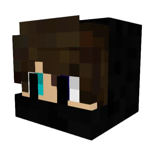 Magically_DLish Minecraft avatar head, 3D render