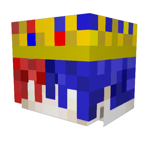 MagiccCollector Minecraft avatar head, 3D render