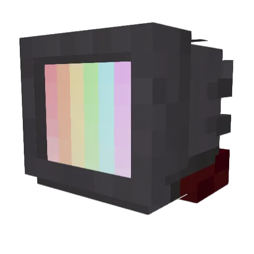 Magiccar Minecraft avatar head, 3D render