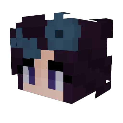 Magician134 Minecraft avatar head, 3D render