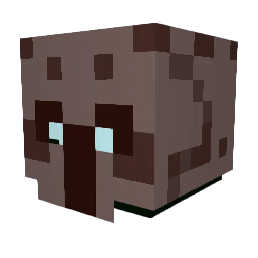 MagickPanda02 Minecraft avatar head, 3D render