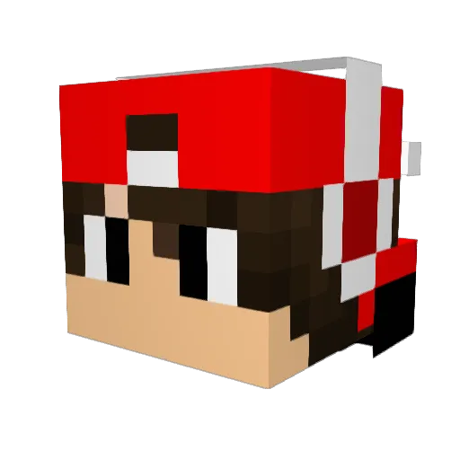 Magiczz_vG Minecraft avatar head, 3D render