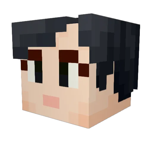 Magier_Speed Minecraft avatar head, 3D render