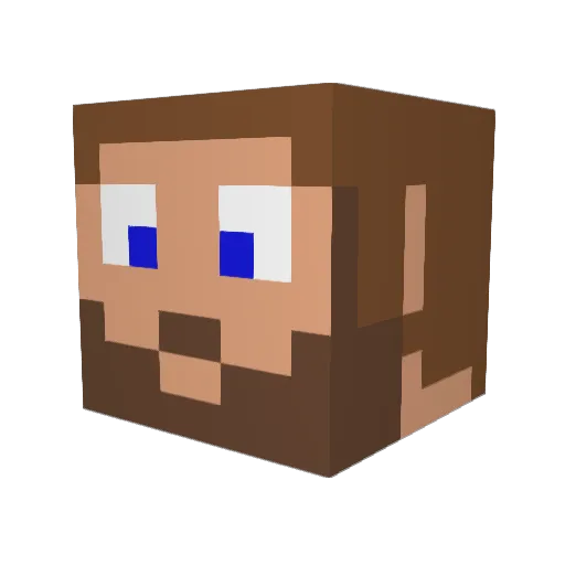 MagiikGypsie Minecraft avatar head, 3D render