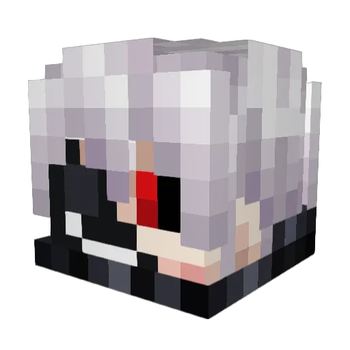 MagiikWeeD59 Minecraft avatar head, 3D render