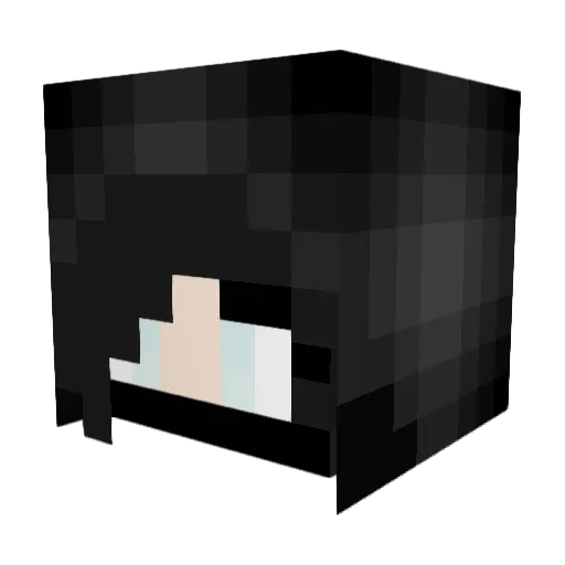 Magik122 Minecraft avatar head, 3D render